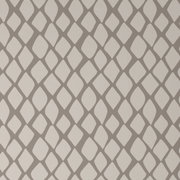 Wendebettwäsche mit geometrischem Muster in Braun und Weiß, Draufsicht