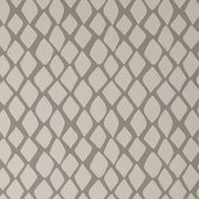 Wendebettwäsche mit geometrischem Muster in Braun und Weiß, Draufsicht