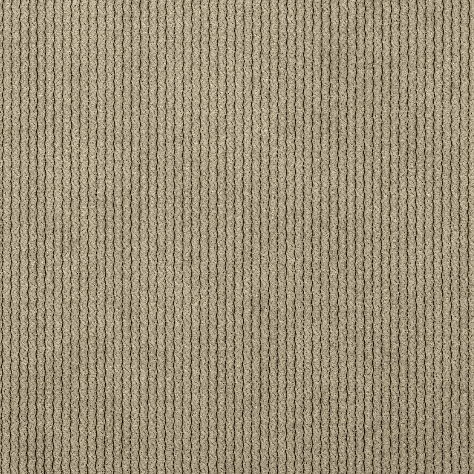 Nahaufnahme eines strukturierten, beige-gemusterten Stoffes, möglicherweise für einen Hockerbezug.