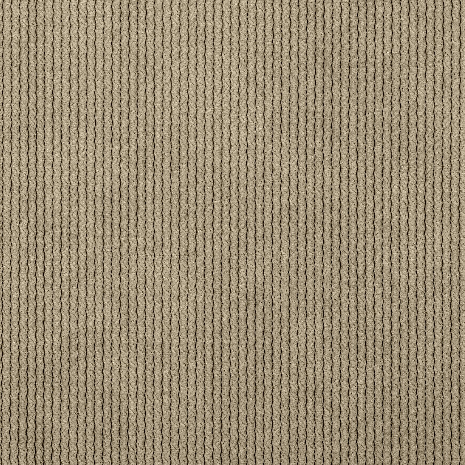 Nahaufnahme eines strukturierten, beige-gemusterten Stoffes, möglicherweise für einen Hockerbezug.