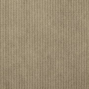 Nahaufnahme eines strukturierten, beige-gemusterten Stoffes, möglicherweise für einen Hockerbezug.