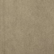 Nahaufnahme eines strukturierten, beige-gemusterten Stoffes, möglicherweise für einen Hockerbezug.
