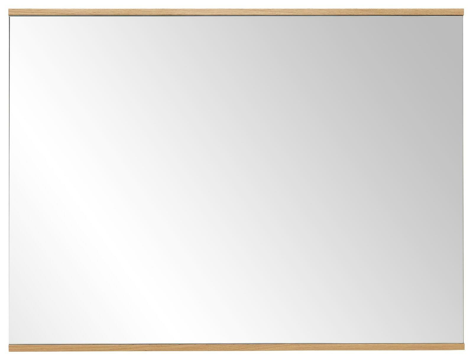 Dieter Knoll XL-Spiegel SAVONA Großer rechteckiger Spiegel mit Holzrahmen, Frontalansicht