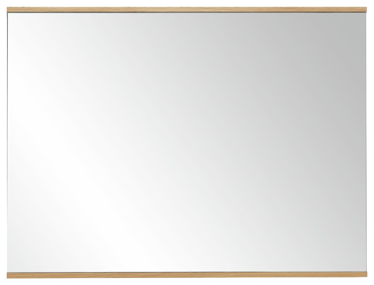 Dieter Knoll XL-Spiegel SAVONA Großer rechteckiger Spiegel mit Holzrahmen, Frontalansicht
