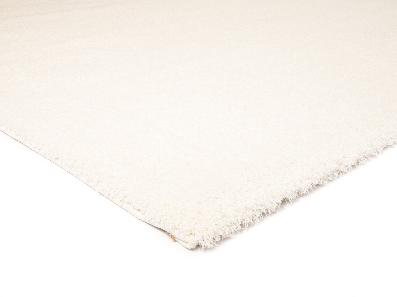 Weißer Teppich Soft Dream, Nahaufnahme aus seitlicher Perspektive