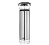 Weinpumpe CAMPANIA aus Edelstahl, frontal abgebildet