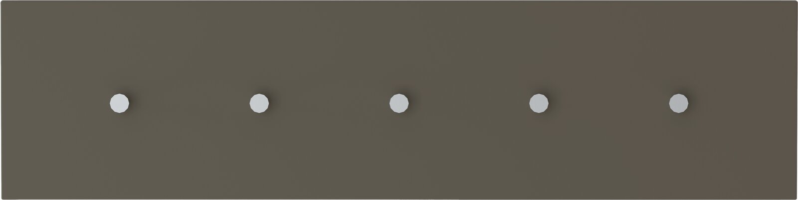 Moderano Hakenleiste LECCO Hakenleiste mit fünf Haken, frontal betrachtet