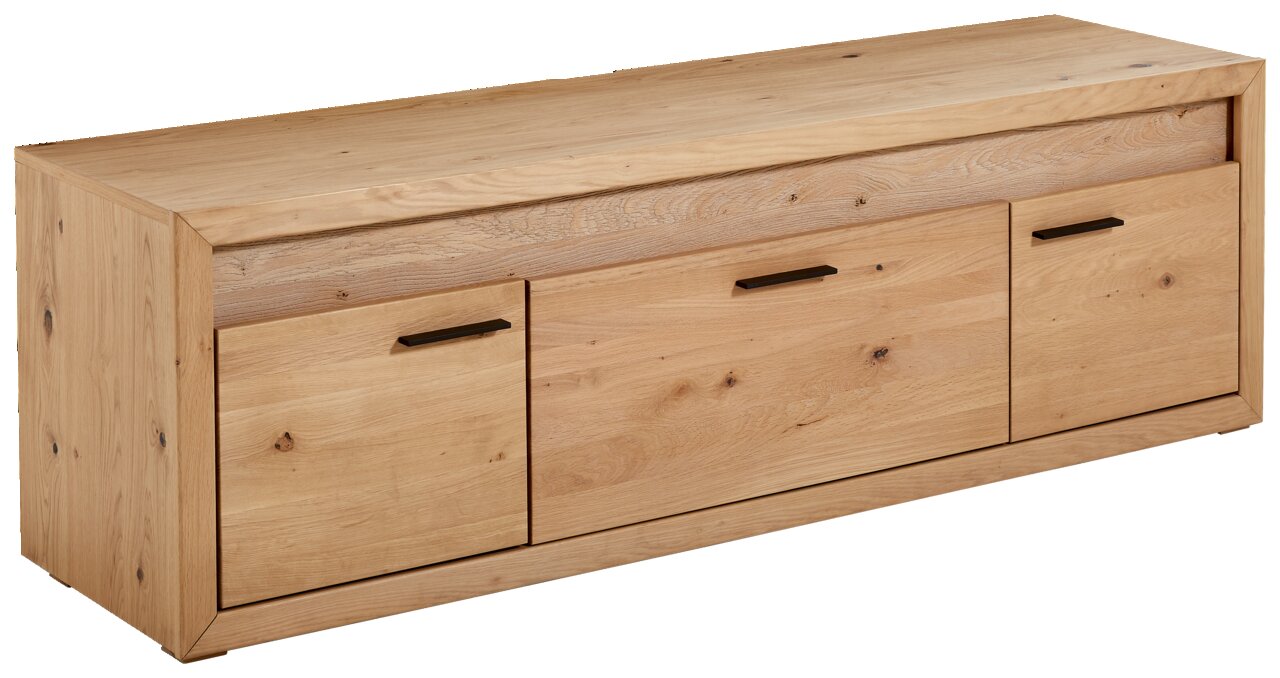 Cantus Lowboard CLEVELAND Holz-Lowboard mit drei Türen, seitliche Perspektive