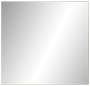 Rechteckiger Spiegel in Frontalansicht mit glatter, reflektierender Oberfläche.
