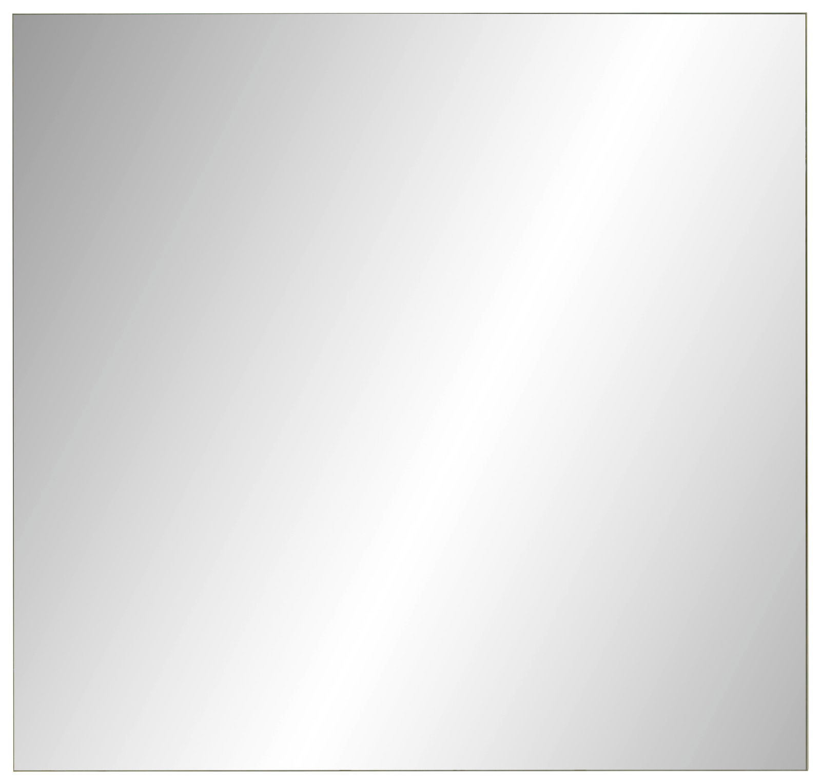 Voleo Spiegel UNIVERSAL Rechteckiger Spiegel in Frontalansicht mit glatter, reflektierender Oberfläche.