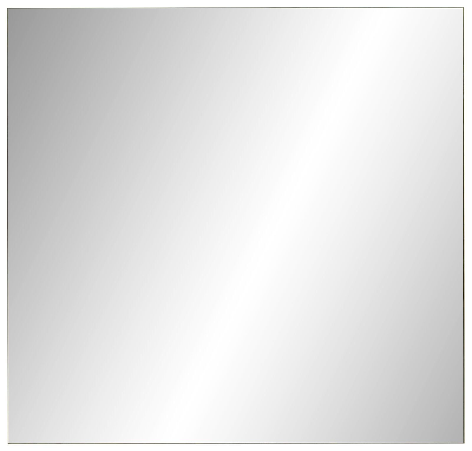 Voleo Spiegel UNIVERSAL Rechteckiger Spiegel in Frontalansicht mit glatter, reflektierender Oberfläche.