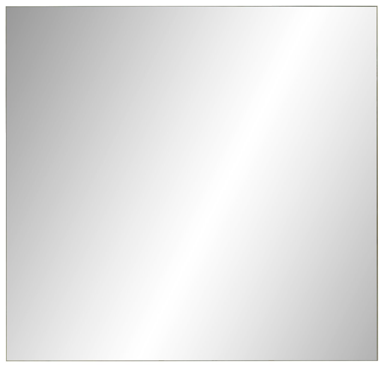 Voleo Spiegel UNIVERSAL Rechteckiger Spiegel in Frontalansicht mit glatter, reflektierender Oberfläche.