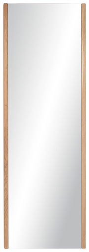 Rechteckiger Spiegel mit Holzrahmen, Frontalansicht