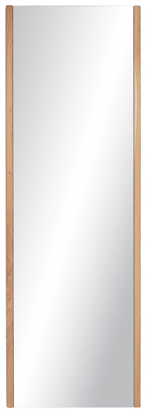 Rechteckiger Spiegel mit Holzrahmen, Frontalansicht