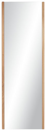 Rechteckiger Spiegel mit Holzrahmen, Frontalansicht