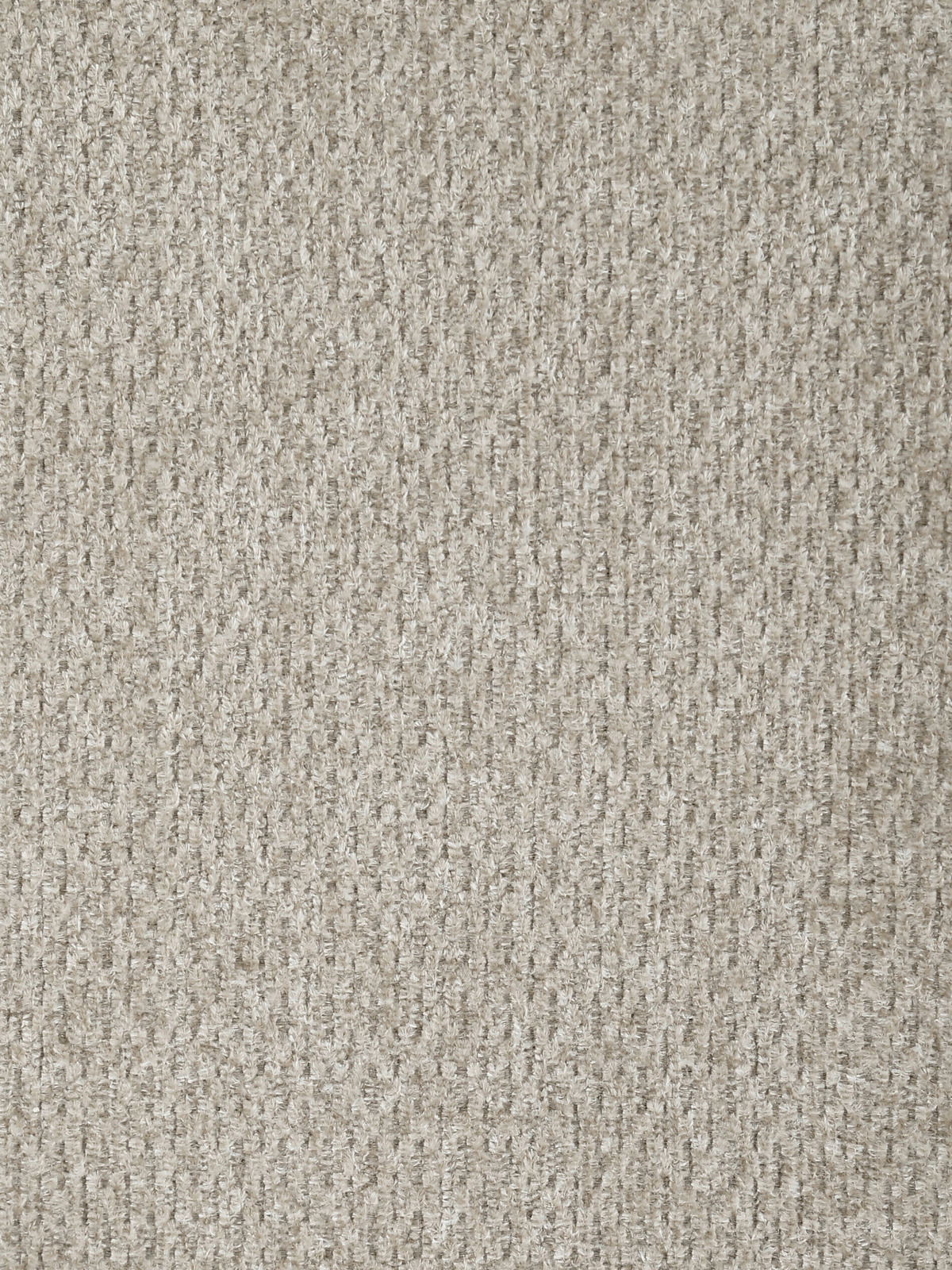 Nahaufnahme des Stoffmusters eines Armlehnstuhls THORSTEN in beige, von oben betrachtet.