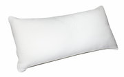 Komfortschlafkissen 40 x 80 cm in weißer Farbe, seitliche Perspektive