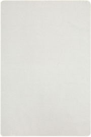 Wohndecke in Beige, 150 x 200 cm, aus der Vogelperspektive fotografiert.