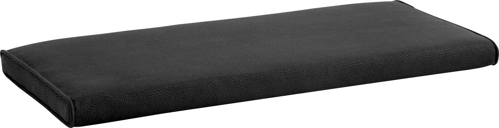 Dieter Knoll Sitzkissen SAVONA Schwarzes Sitzkissen in rechteckiger Form, seitliche Perspektive