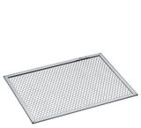 Metallgittereinsatz für Dörrautomat, schräg von oben fotografiert