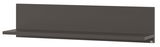 Wandboard in dunklem Grau, seitliche Perspektive