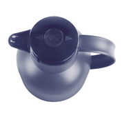 Blaue Isolierkanne SAMBA 1,5l aus der Vogelperspektive