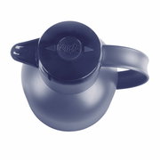 Blaue Isolierkanne SAMBA 1,5l aus der Vogelperspektive