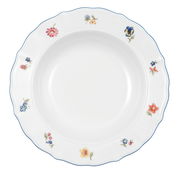 Suppenteller Sonate 23cm mit floralem Muster, Draufsicht