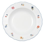 Suppenteller Sonate 23cm mit floralem Muster, Draufsicht