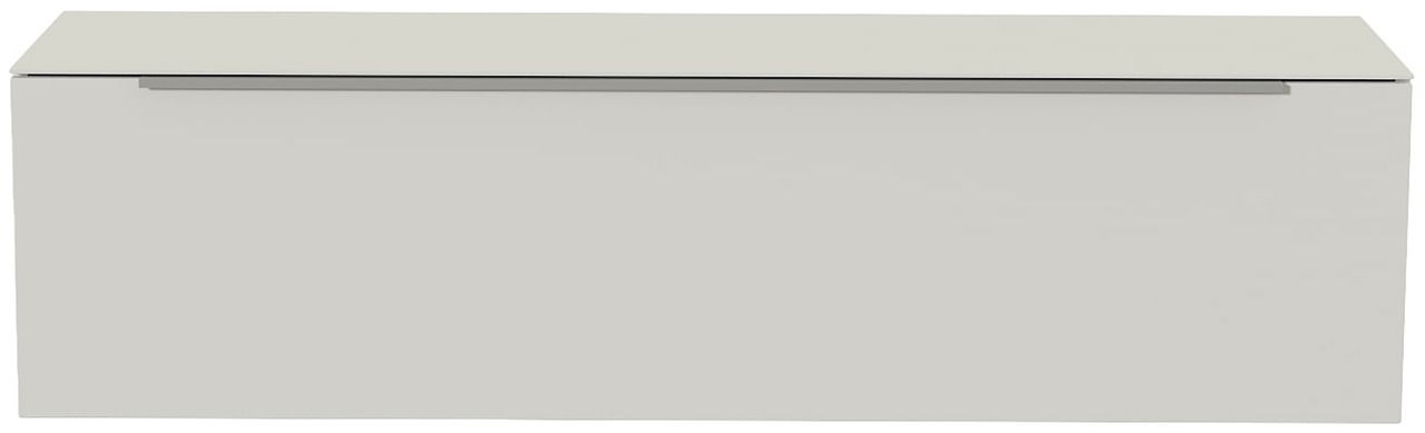 Moderano Hänge-Lowboard BORMIO Frontansicht eines modernen, hängenden Lowboards in schlichtem Design.