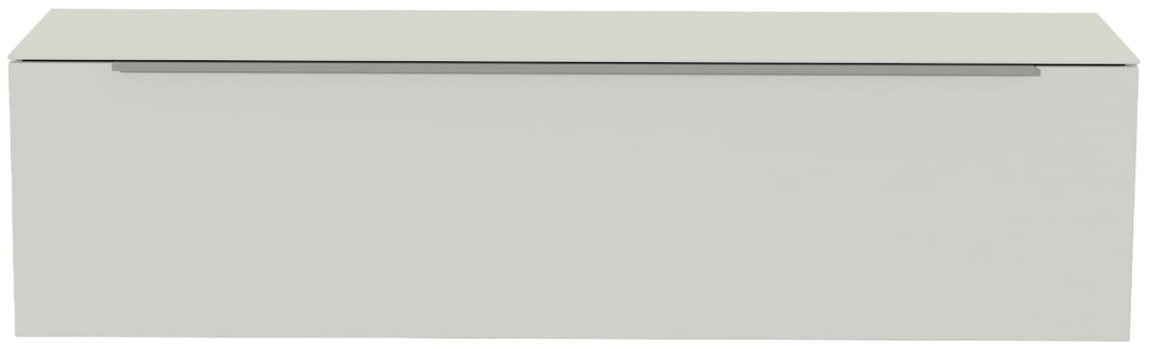 Moderano Hänge-Lowboard BORMIO Frontansicht eines modernen, hängenden Lowboards in schlichtem Design.