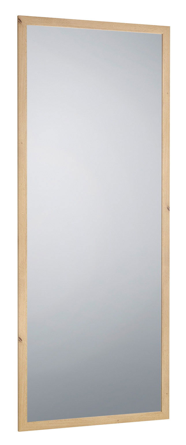 XORA Spiegel THEA Rechteckiger Spiegel mit Holzrahmen, seitliche Perspektive