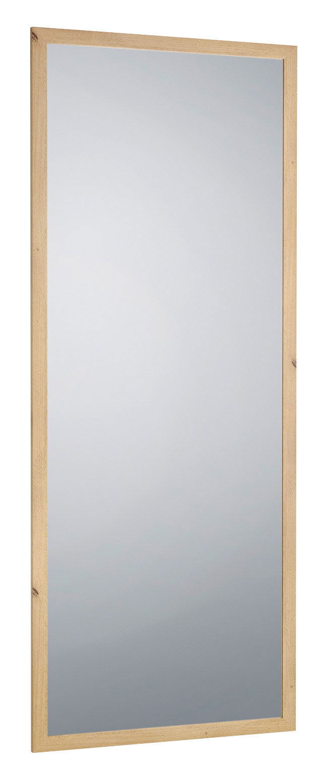 XORA Spiegel THEA Rechteckiger Spiegel mit Holzrahmen, seitliche Perspektive