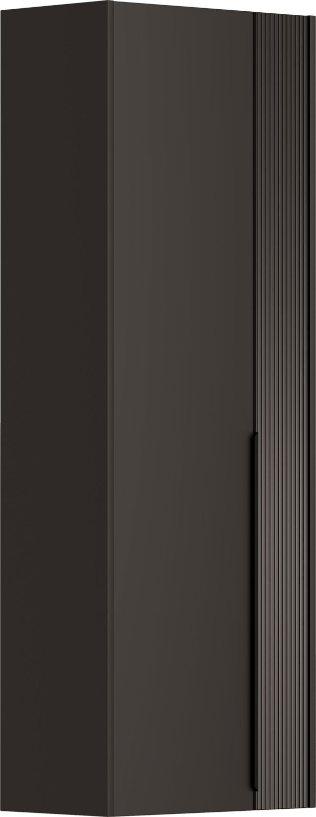 Dieter Knoll Hängegarderobenschrank TURIN Moderner Hängegarderobenschrank in dunklem Design, seitliche Perspektive