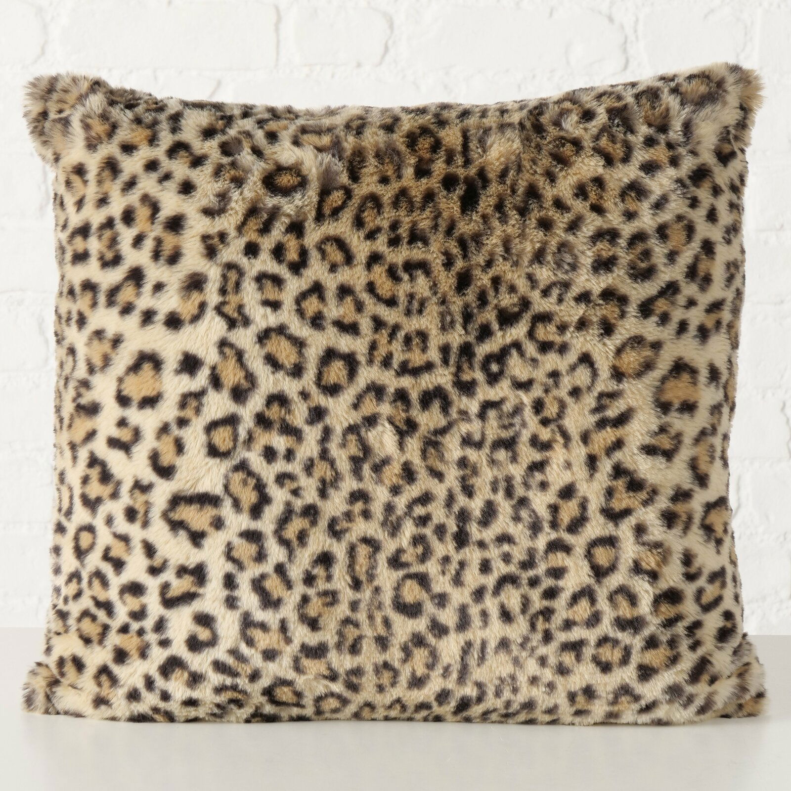 Kissen mit Leopardenmuster, Vorderansicht