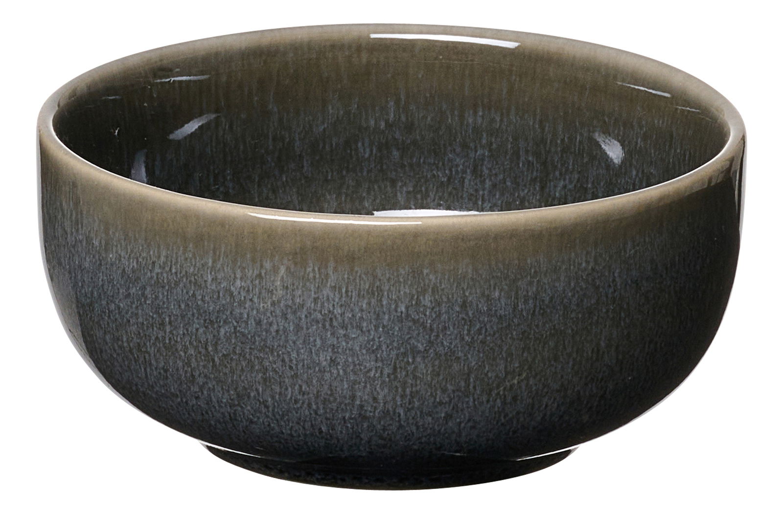 Ritzenhoff & Breker Müslischale EDA SCHIEFER Müslischale aus Keramik in dunklem Farbverlauf, seitliche Perspektive