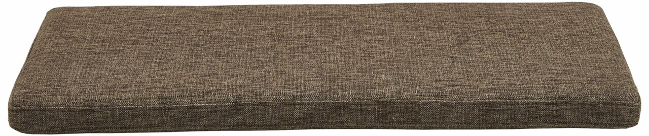 VOSS Sitzkissen SALEA Braunes Sitzkissen in rechteckiger Form, seitliche Perspektive