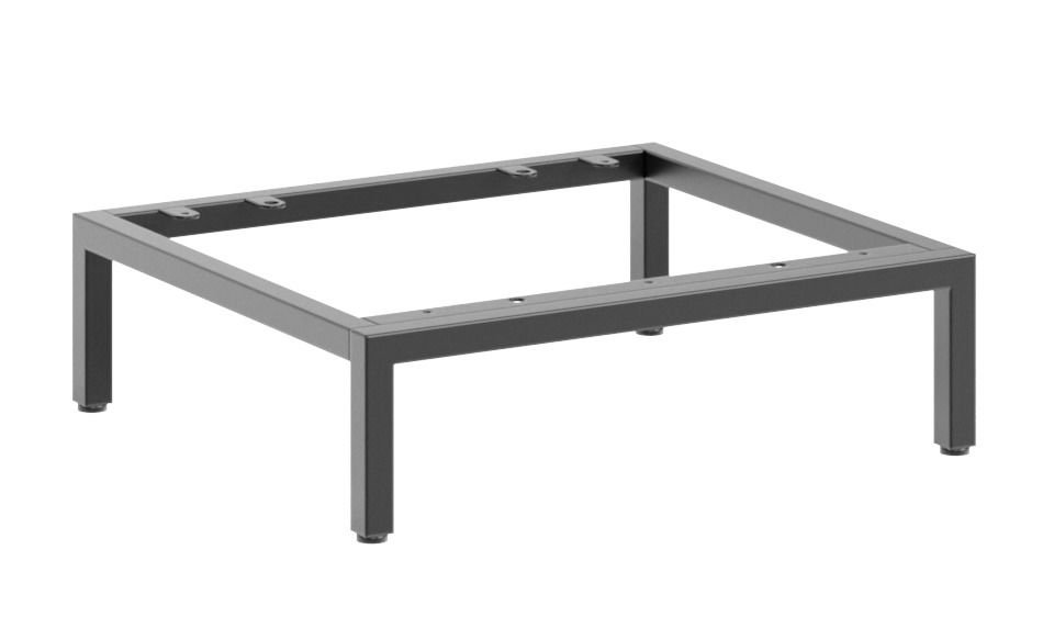 Metallgestell 45cm, perspektivische Ansicht von schräg oben