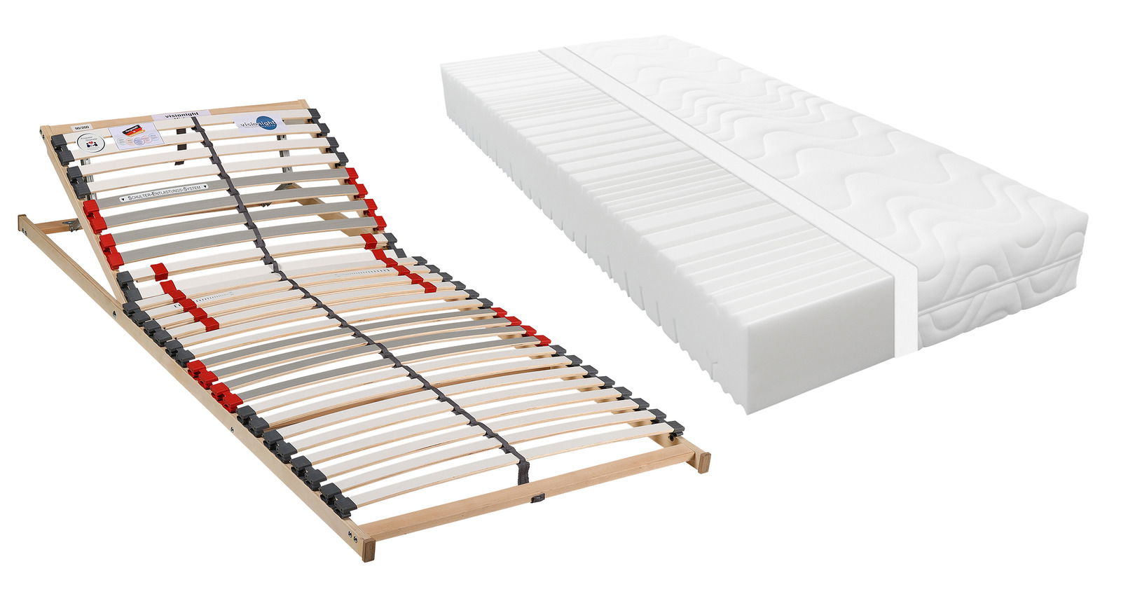 Sleeptex Matratzen-Rahmenset H3/H4 DUO STAR KS Sleeptex Matratzen-Rahmenset H3/H4 DUO STAR KS