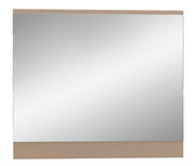 Rechteckiger Wandspiegel mit schmalem Rahmen, Frontalansicht