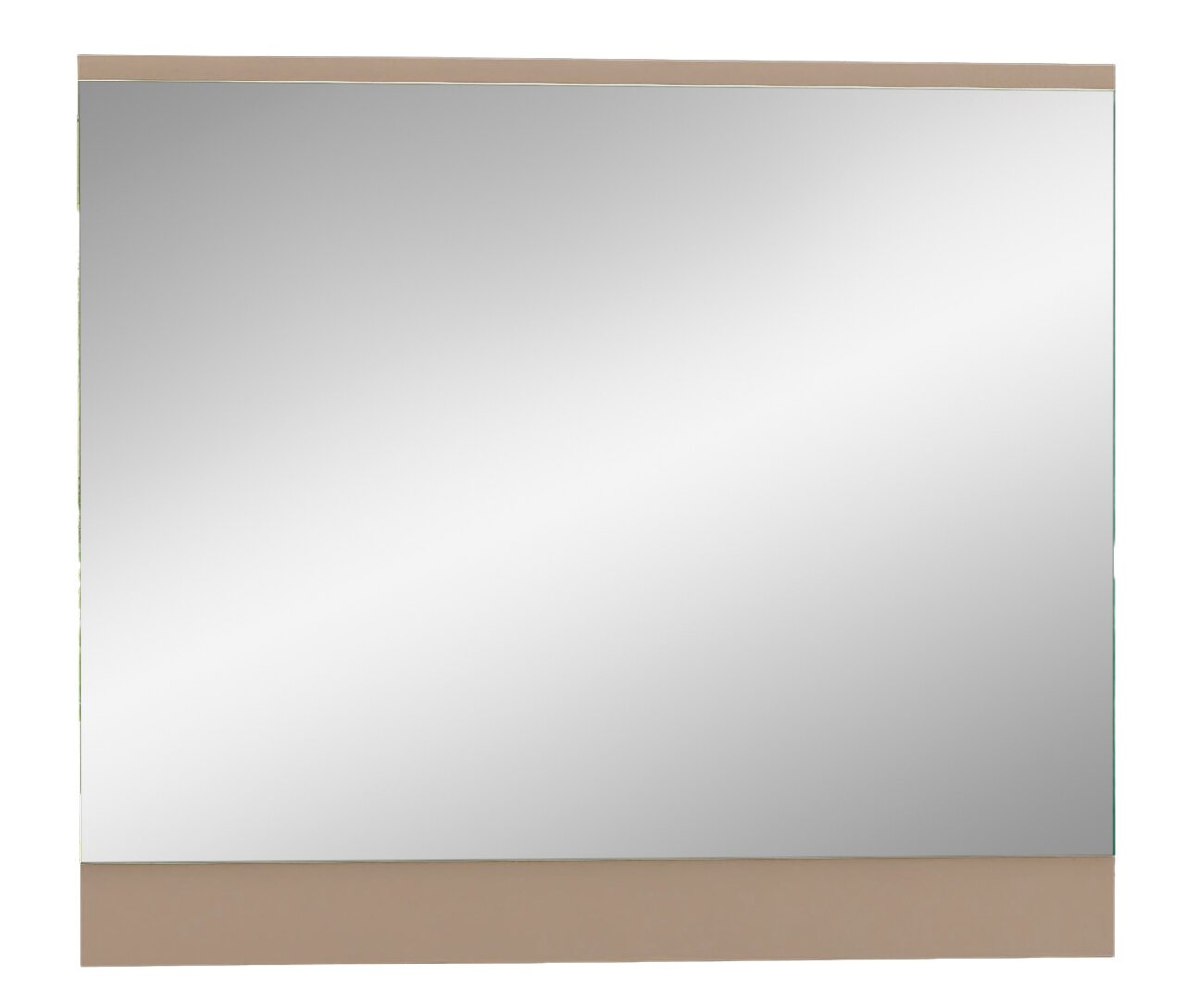 Rechteckiger Wandspiegel mit schmalem Rahmen, Frontalansicht