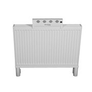 Weißer Heizkörper Invictus Therma Boost, Vorderansicht