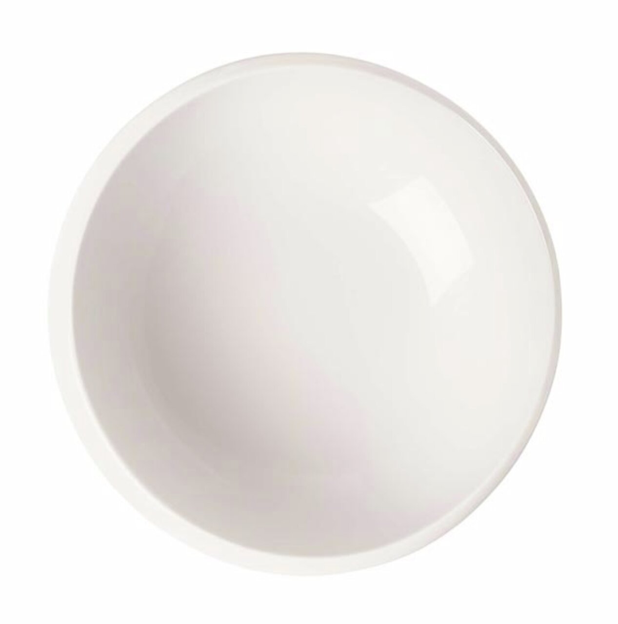 Dessertschaaltje NewMoon 140 ml in wit, bovenaanzicht
