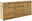 Holz-Sideboard mit mehreren Schubladen und Türen, seitliche Perspektive
