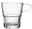 Leonardo Glastasse Senso 250ml Transparente Glastasse Senso 250ml mit Henkel, seitliche Perspektive
