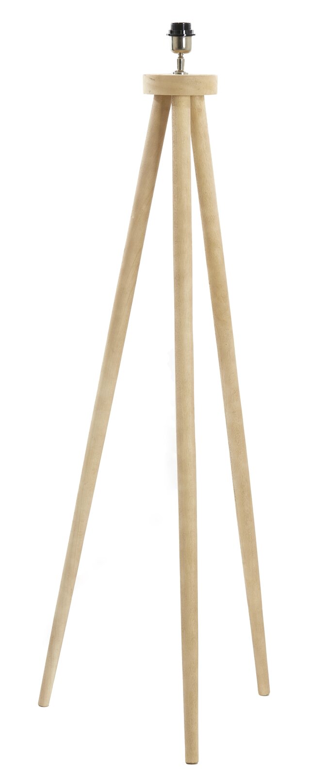 Light&Living Stehleuchte ILIAS Dreibeiniger Holzständer für Stehleuchte, frontal betrachtet