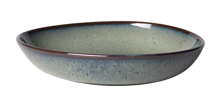 Graue Obstschale Lave 470ml, seitliche Perspektive