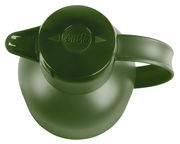 Grüne Isolierkanne SAMBA 1,5L aus der Vogelperspektive