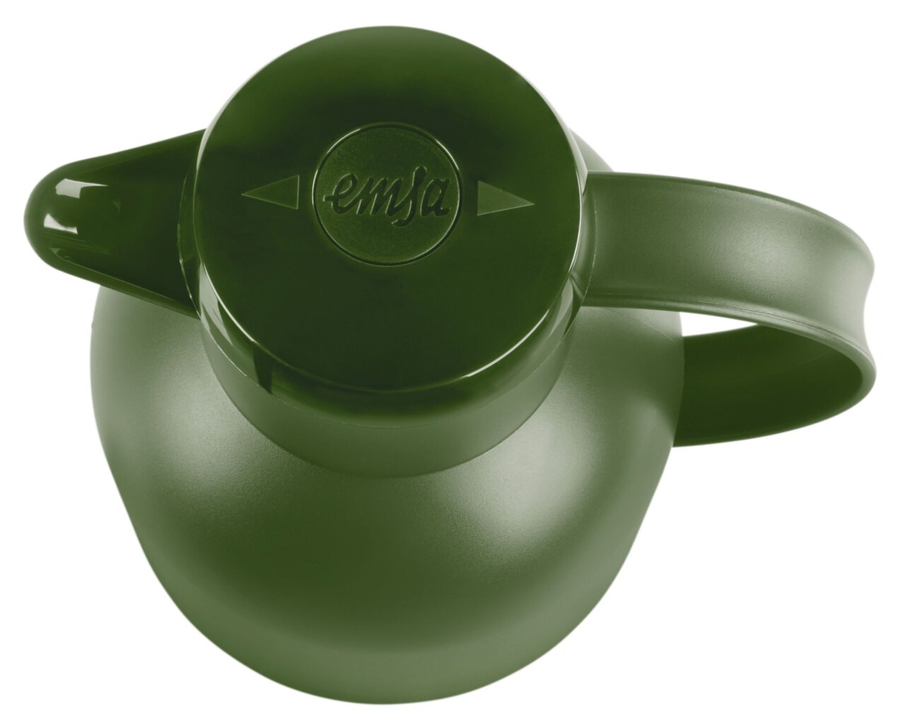 Groene thermoskan SAMBA 1,5 l vanuit vogelperspectief