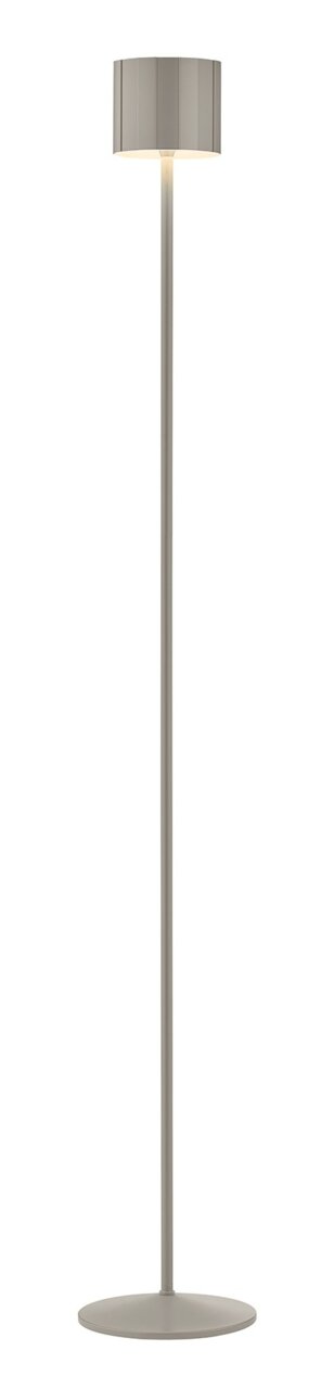 Musterring Akku-Stehleuchte MARISA Moderne Akku-Stehleuchte in Grau, seitliche Perspektive